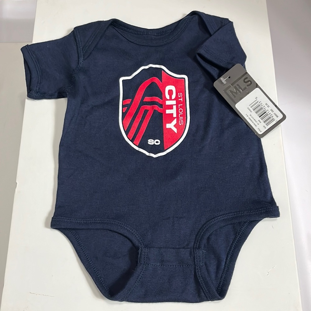 NWT MLS STL CITY SC Henley Onesie for 3 - 5 Months